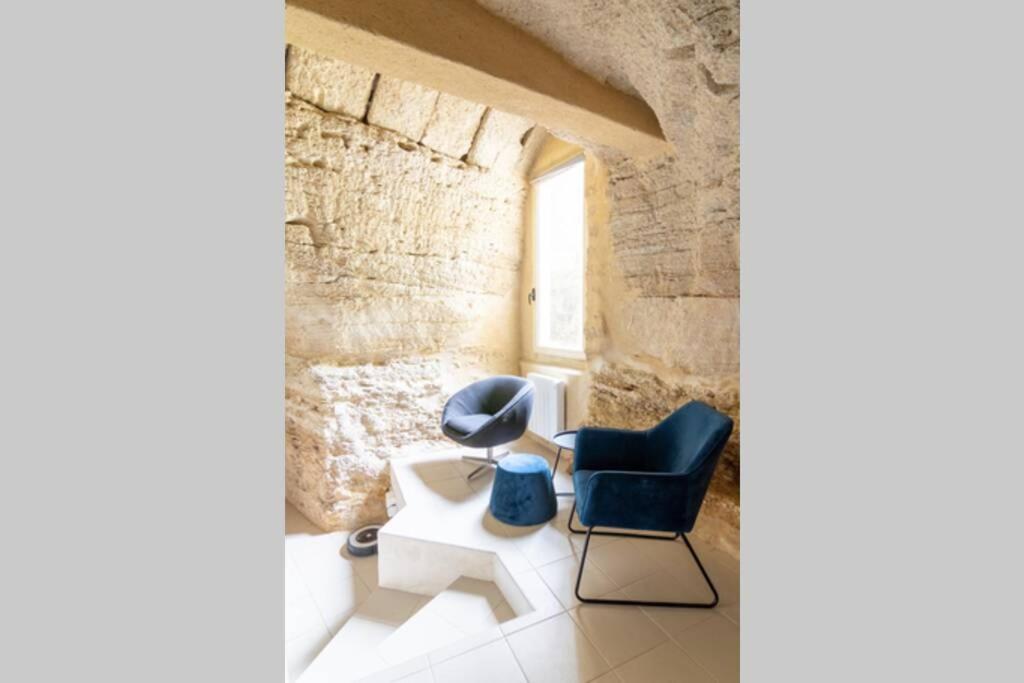 Maison Troglodytique Doue La Fontaine Exteriör bild