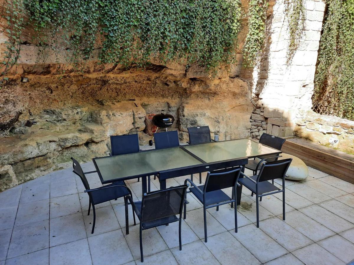 Maison Troglodytique Doue La Fontaine Exteriör bild