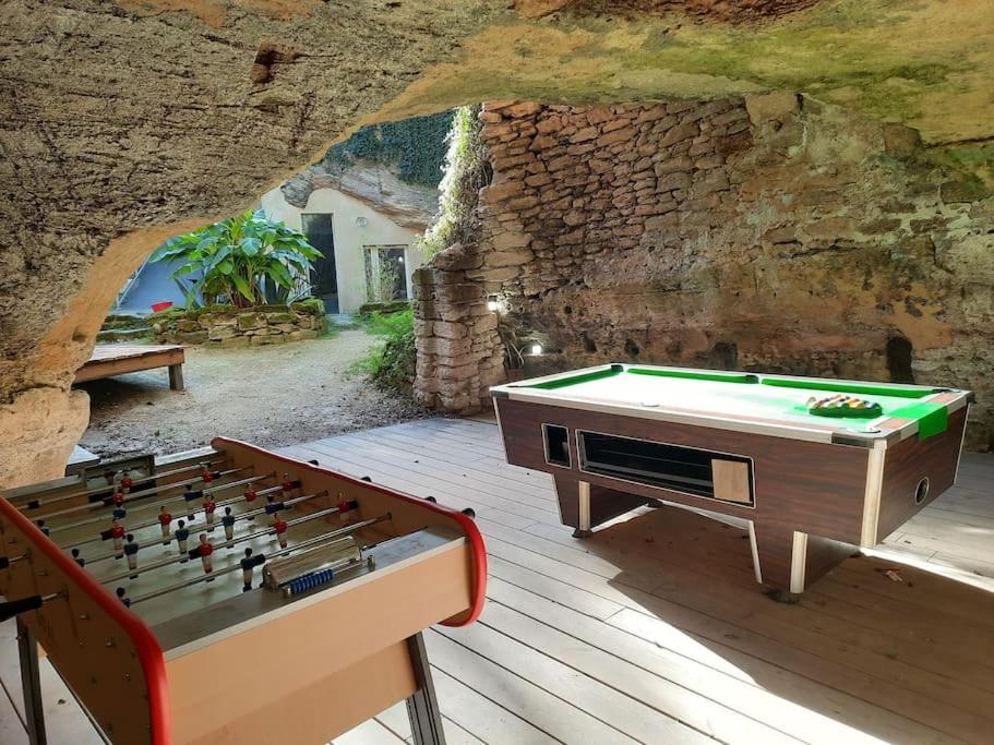 Maison Troglodytique Doue La Fontaine Exteriör bild